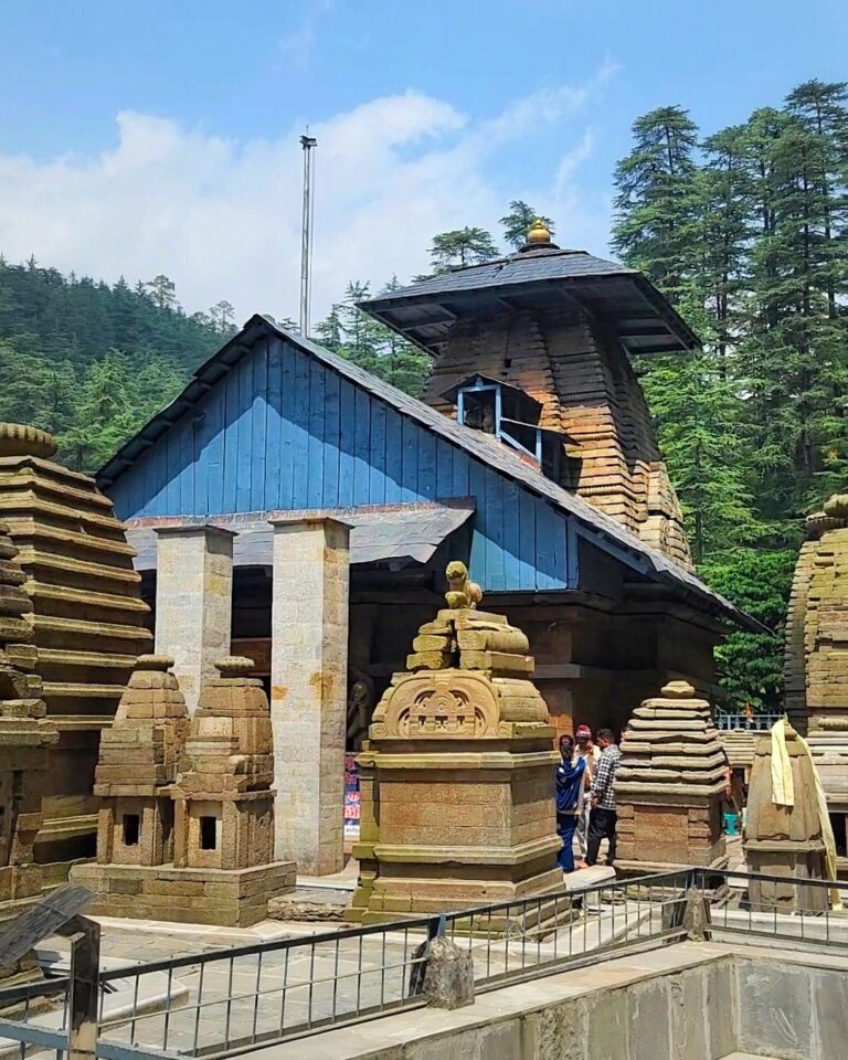 Jageshwar Dham temple complex surrounded by deodar trees in uttarakhand
