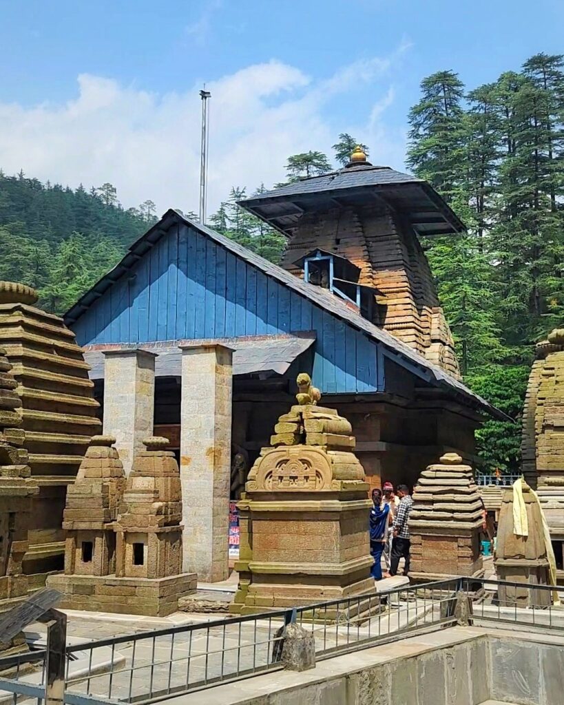 Jageshwar Dham temple complex surrounded by deodar trees in uttarakhand