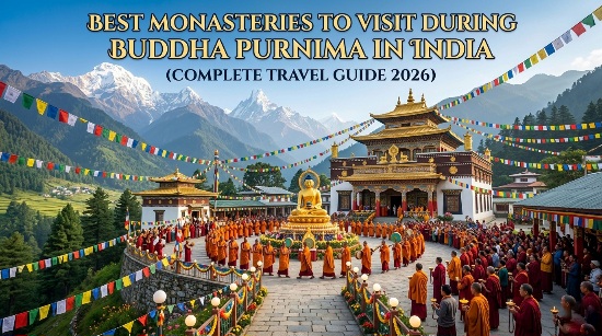 Best Monasteries to Visit During Buddha Purnima in India (Complete Travel Guide 2026)